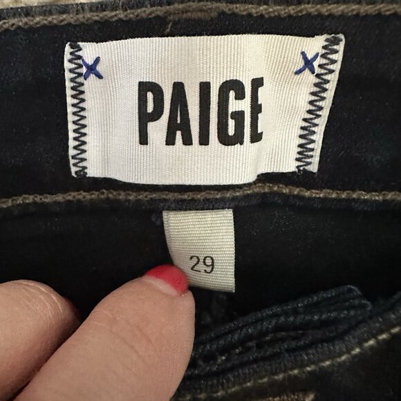 Paige Jeans Women’s Size 29 Hoxton Ultra Skinny Jeans Dark Wash - Picture 9 of 10